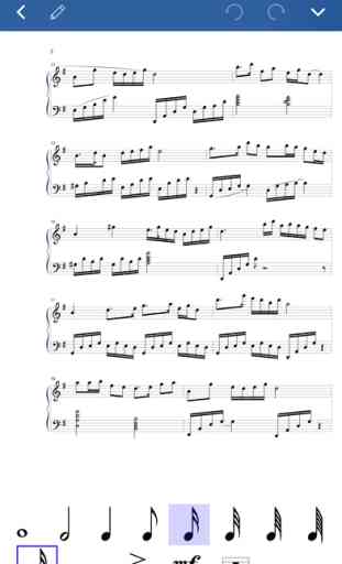 Notation Pad Full - Sheet Music Composer Compose 2