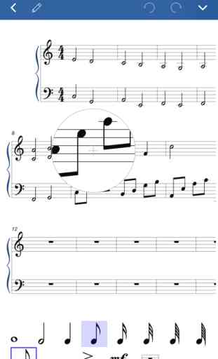 Notation Pad Full - Sheet Music Composer Compose 3