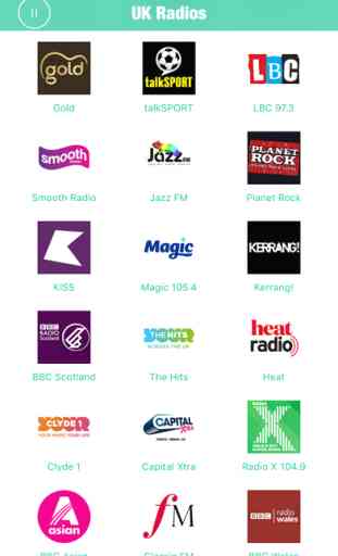 UK Radios (Radio British FM) - Include Capital FM, Smooth Classic, KISS Heart, Absolute Radio 2