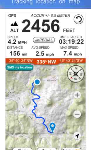 Altimeter GPS Hike Tracker 2