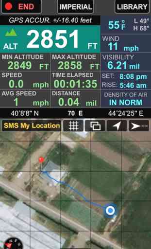 Altimeter PRO (Compass Weather Air Density Track) 2