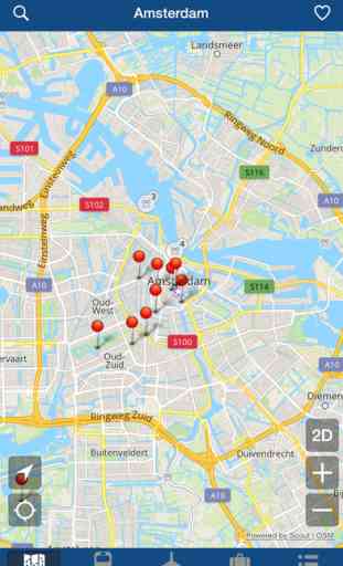 Amsterdam Offline Map - City Metro Airport and Travel Plan 1