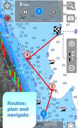 Aqua Map Texas TX Lakes - GPS Nautical Charts 3