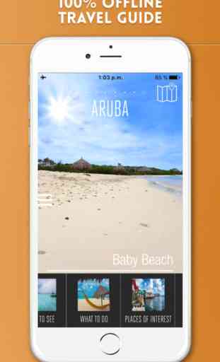 Aruba Travel Guide and Offline City Map 1