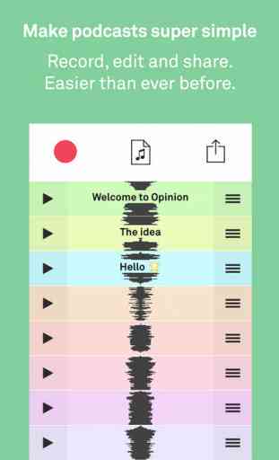 Opinion Podcasts – Record, Edit & Share 1