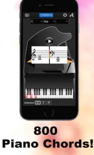 Piano Chords Compass Lite - learn the chord notes & play them 1