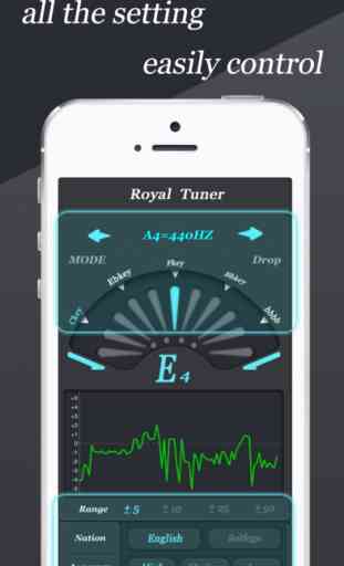 Professional Chromatic tuner - Royal c tuner - tuner master for you 1