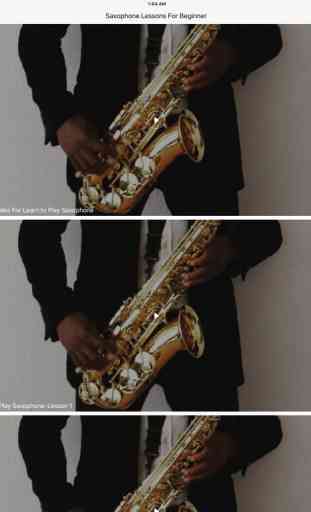 Saxophone Lessons For Beginner 2