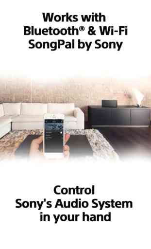 SongPal:Bluetooth® & Wi-Fi Audio Control 1