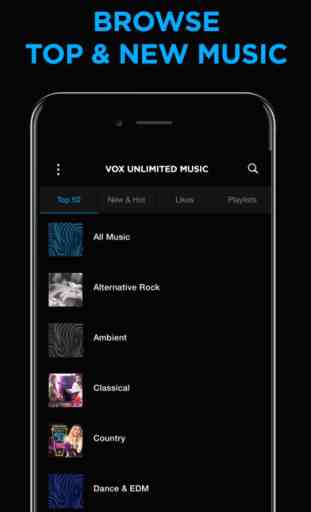 VOX Unlimited Music - Free Music Player & Streamer 3