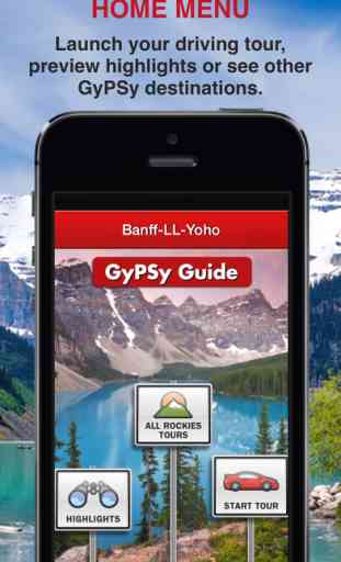 Banff Lake Louise Yoho GPS Tour - GyPSy Guide 4