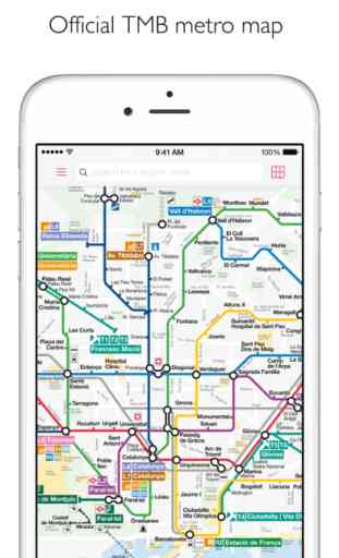 Barcelona Metro - TMB map and route planner 1