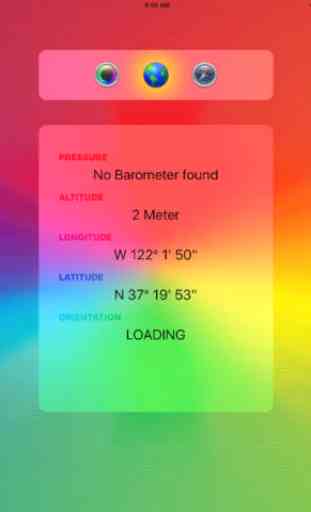 Barometer & GPS - shows your position, orientation and baro 3