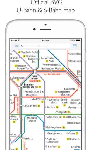 Berlin Subway - BVG U-Bahn and S-Bahn maps 1