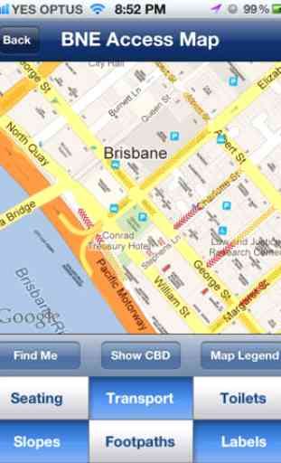 Brisbane Access Map 3
