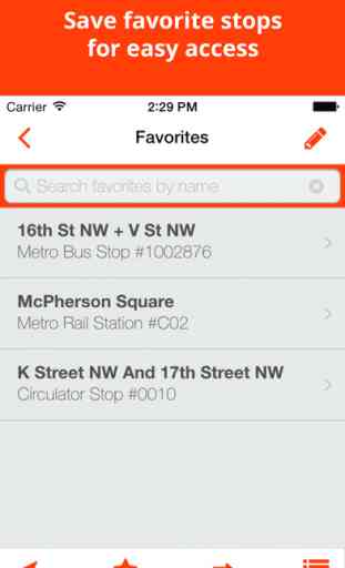 BusTrackDC - real time bus & rail info for DC 4