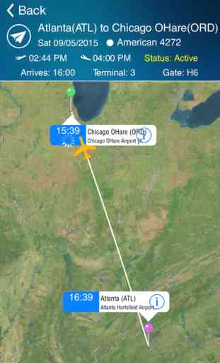 Chicago O’Hare Airport (ORD) Flight Tracker Radar 1