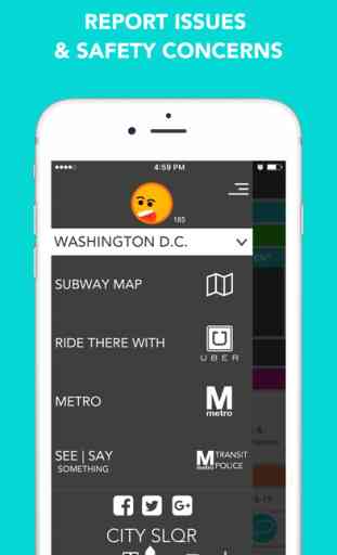 CitySlqr: DC Metro WMATA Transit & Travel App 2