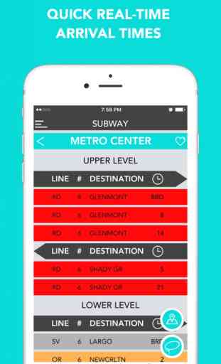 CitySlqr: DC Metro WMATA Transit & Travel App 4