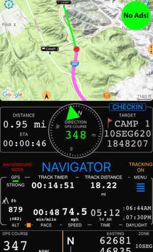 Compass 55. GPS kit for land nav, hiking, hunting 1