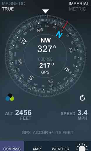 Compass GPS/A.T(Weather,Map,Speedometer,Altimeter) 2