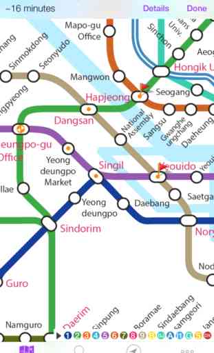 Explore Seoul Subway map 1