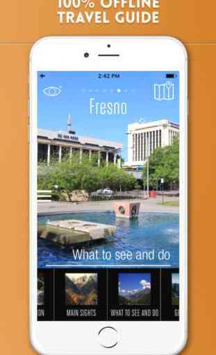 Fresno Travel Guide with Offline City Street Map 1