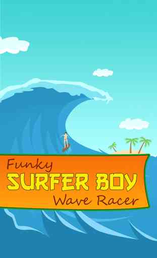 Funky Surfer Boy Wave Racer - top virtual shooting race game 1
