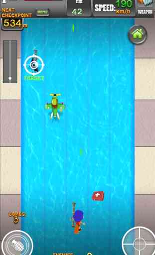 Funky Surfer Boy Wave Racer - top virtual shooting race game 2