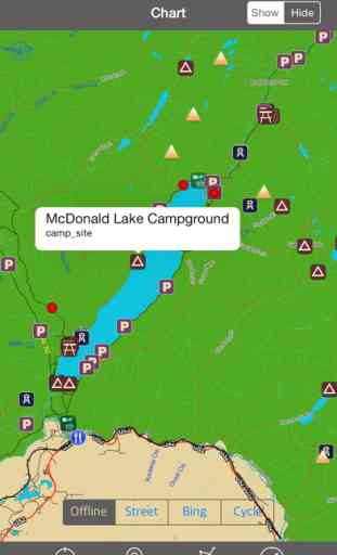 Glacier National Park – GPS Offline Park Map Navigator 1