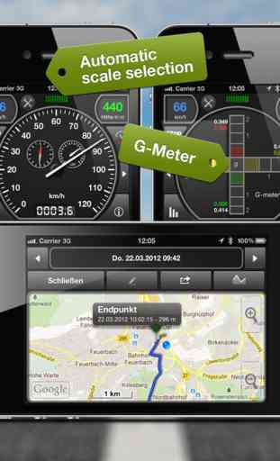 GPSSpeed HD, the GPS tool with speedo, altimeter 3