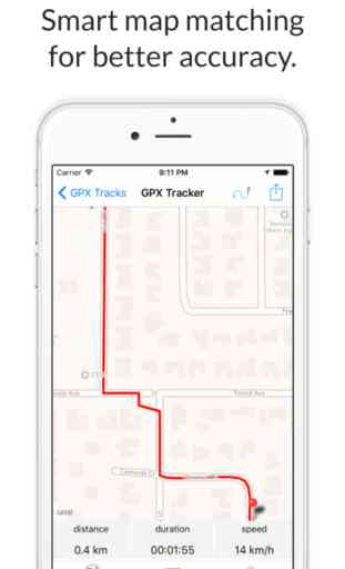 GPX Tracker Free - Simple GPS Recorder 1
