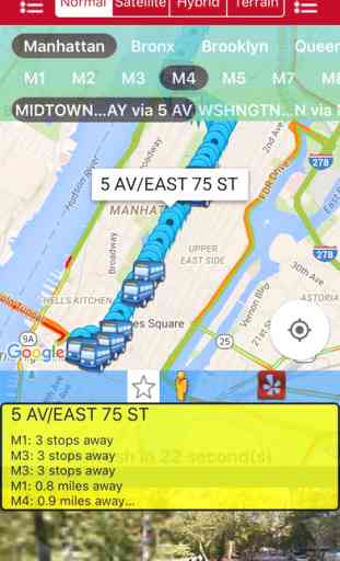 My NYC Next Bus Real Time Pro - Public Transportation Directions and Trip Planner 4