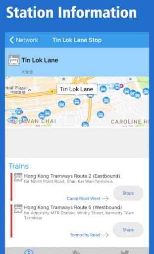 Hong Kong Rail Map - Kowloon & Islands 2