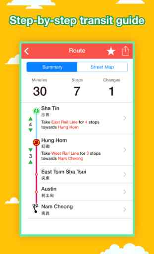Hong Kong Transport Map - MTR Map & Route Planner 3