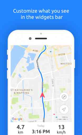 Hudway — HUD navigation app for night-time driving 3