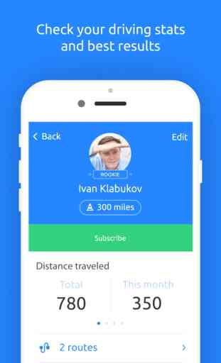 Hudway — HUD navigation app for night-time driving 4