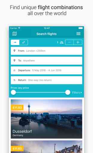 Kiwi.com - Cheap Flight Tickets Booking App 1