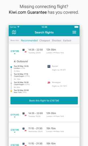 Kiwi.com - Cheap Flight Tickets Booking App 3