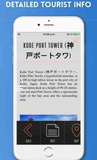 Kobe Travel Guide with Offline City Street Map 3