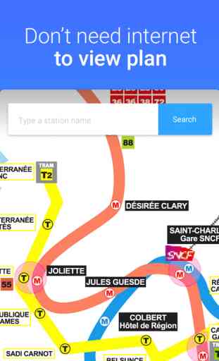 Metro Marseille - Free offline subway maps 4