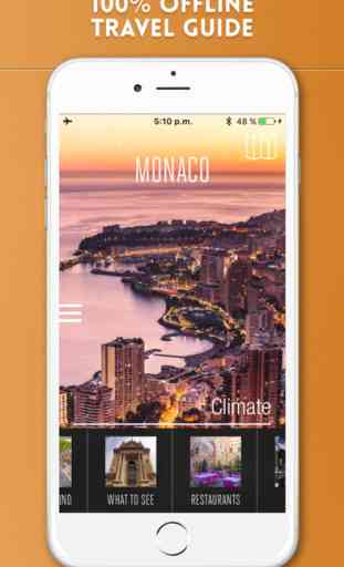 Monaco Travel Guide and Offline City Street Map 1
