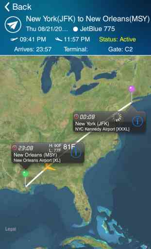 New Orleans Airport + Flight Tracker MSY Louis Armstrong 1