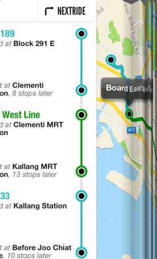 NextRide - Singapore Public Transport Journey Planner 2