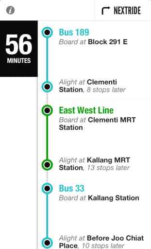 NextRide - Singapore Public Transport Journey Planner 4