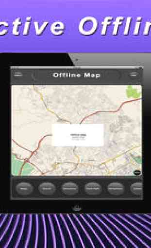 San Jose Costa Rica - City Offline Maps with GPS Map Navigation Tools & Travel utilities 2