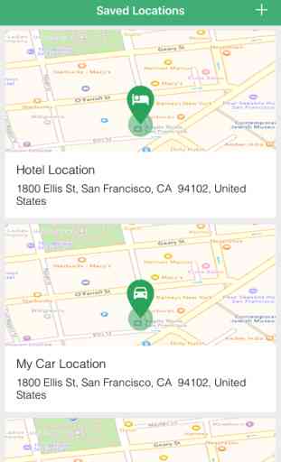 Simple Location Tracker - Track and Find Car Parking with GPS Map Navigation 2