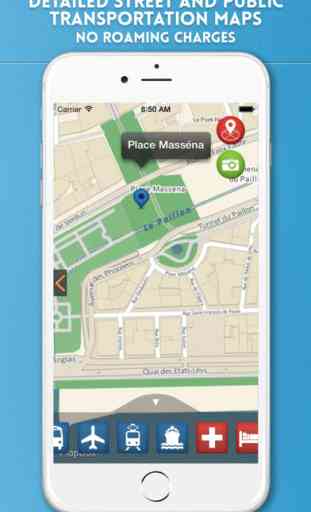 Nice Travel Guide with Offline City Street Map 4