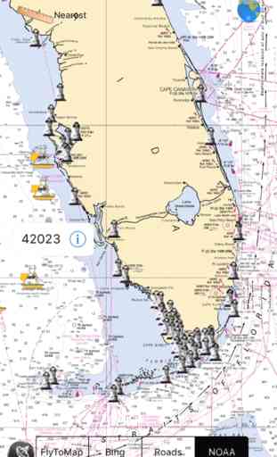 NOAA buoys stations & ships tides & wind with GPS 1