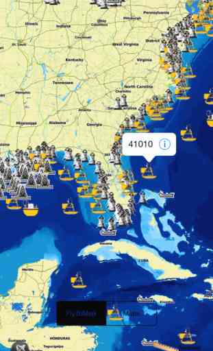 NOAA buoys stations & ships tides & wind with GPS 2